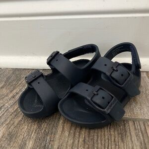 Cat and Jack sandals toddler 5 navy buckle velcro